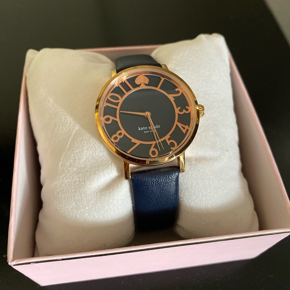 Kate Spade Navy and Rose Gold Watch